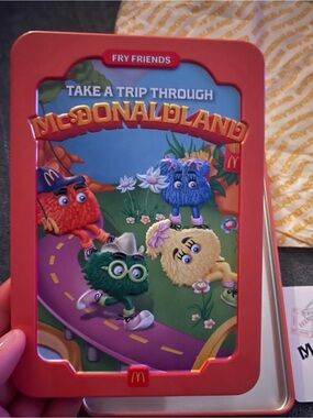 2025 McDonald's The McDonaldLand Adult Happy Meal Tin (Fry Friends) new